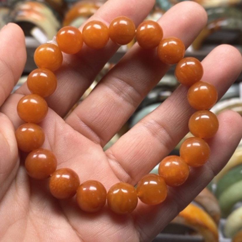 【闪购商品】蛇纹石玉手镯未镶嵌