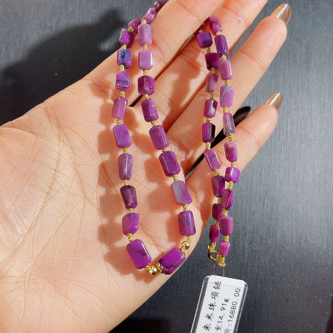 苏纪石（舒俱来）项链k金未镶嵌