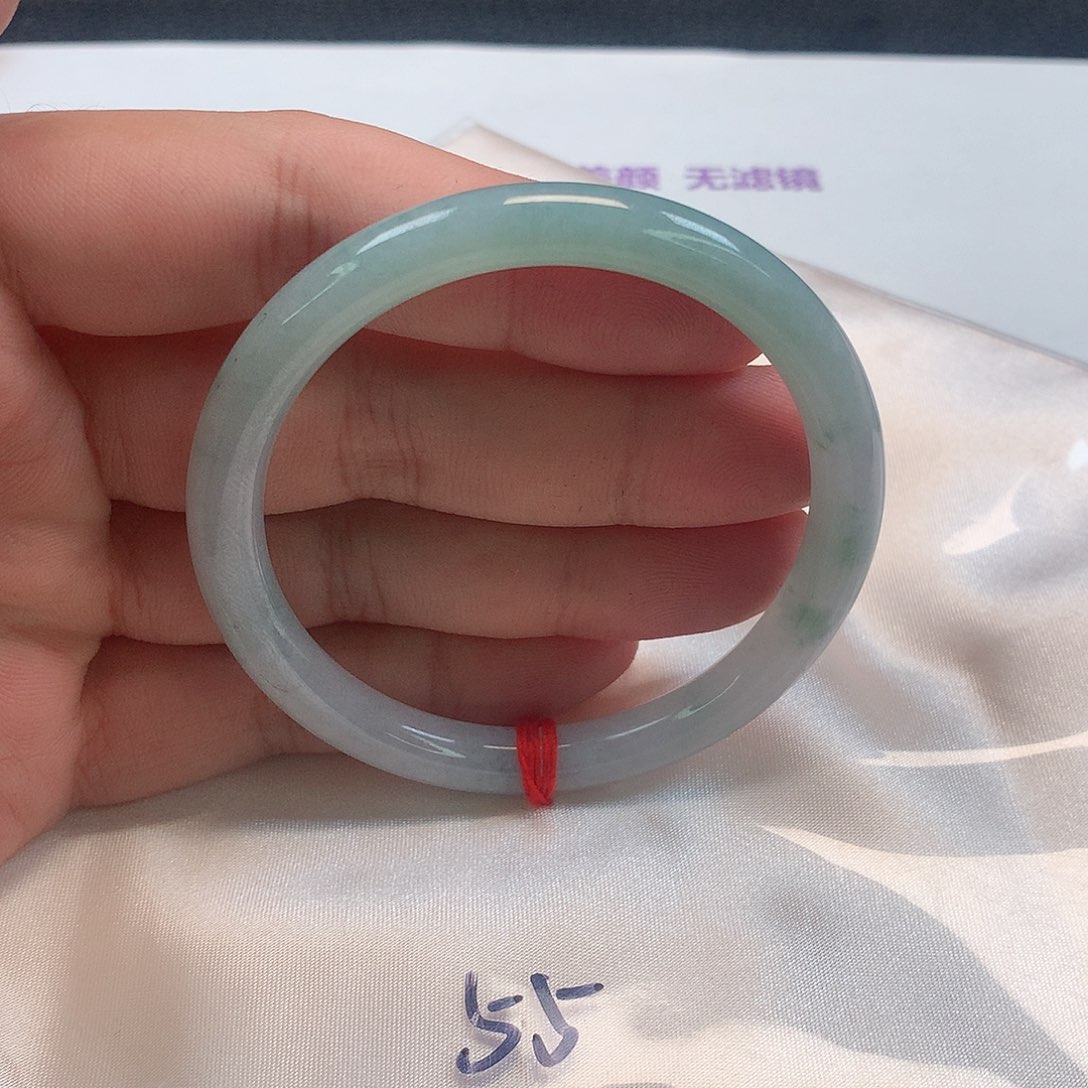 翡翠手镯（圆镯）未镶嵌316号