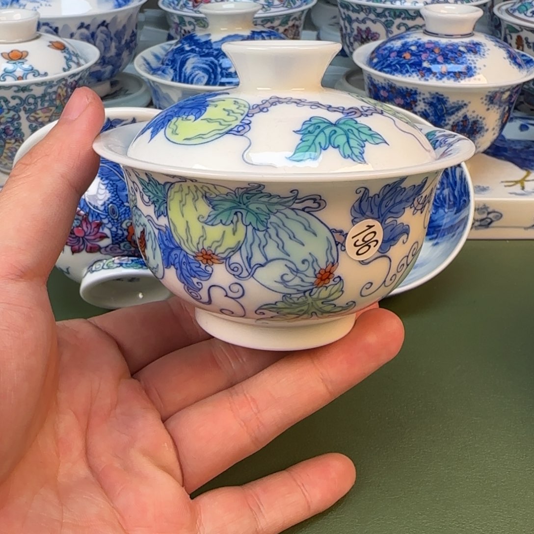 彦祖纯手工手绘茶具196