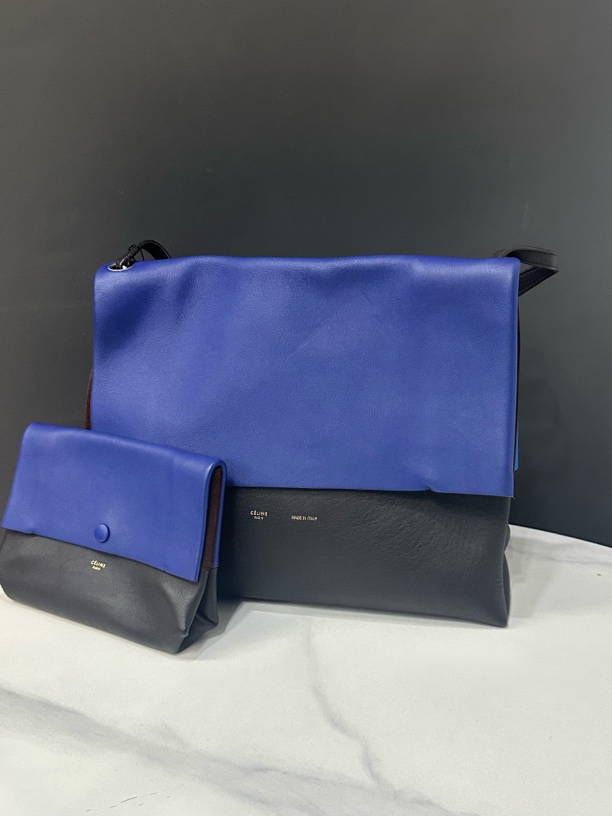 95新 Celine/思琳 all soft拼色托特包34cm/0135053011