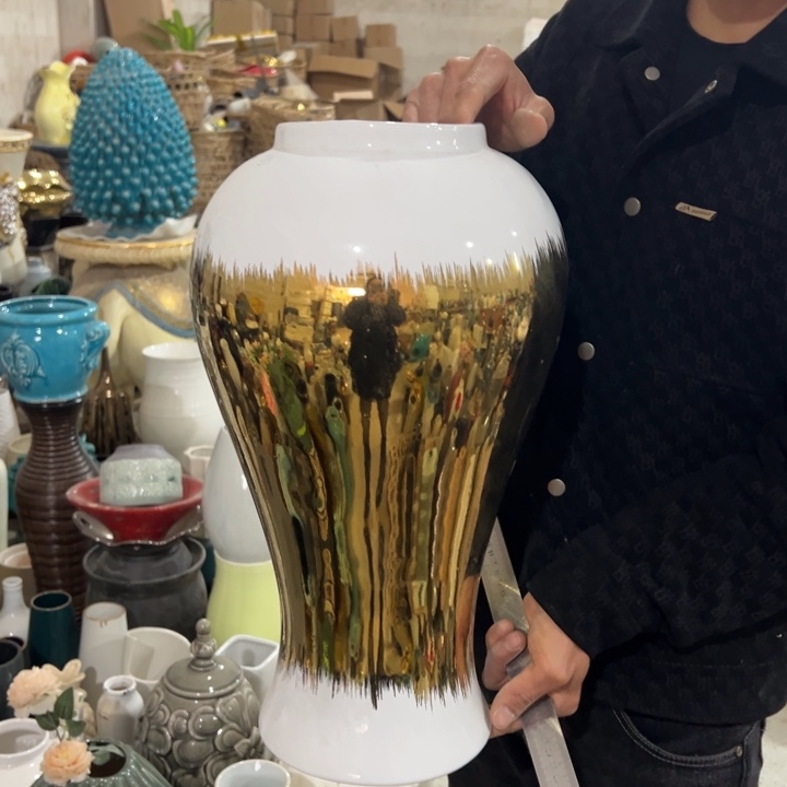 摆件高45口12公分微瑕针孔划痕