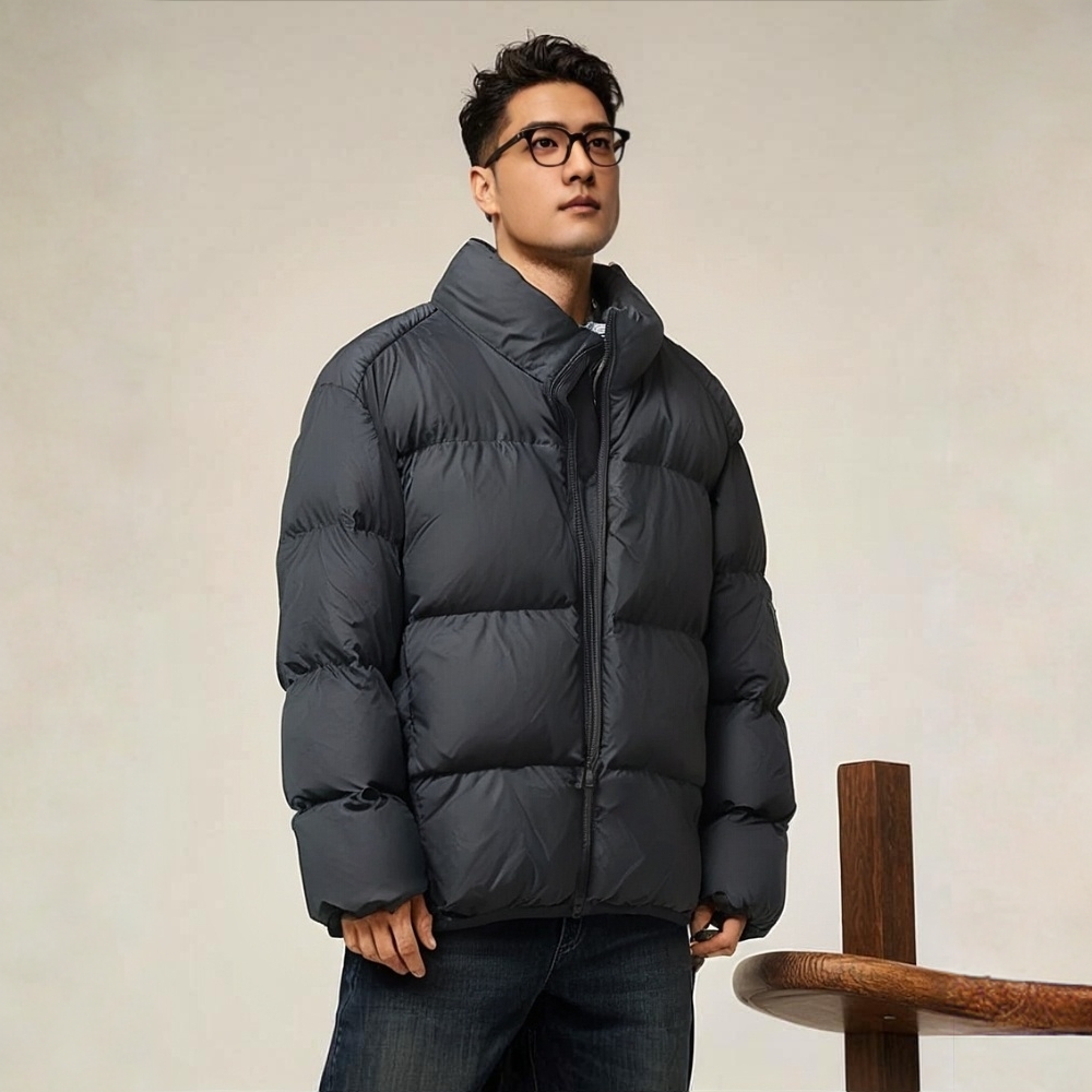 小二哥强烈推荐   罗家男士新款面包服加厚保暖厚外套~带牌