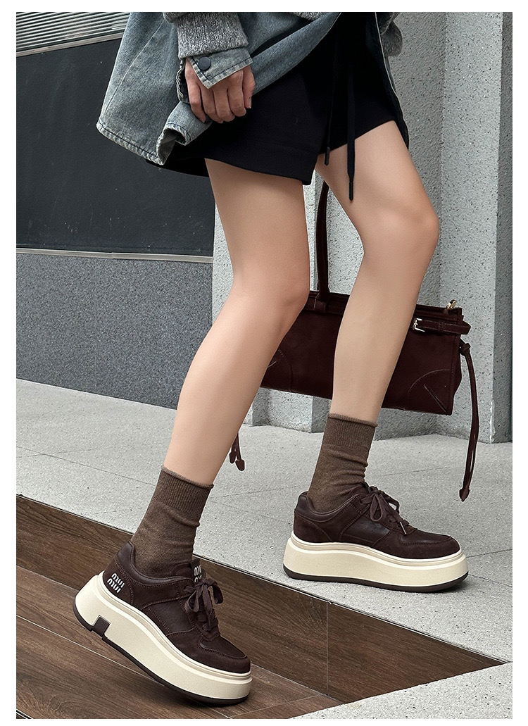 SUSU 新款韩版舒适百搭潮流厚底板鞋 8989-9(外65)