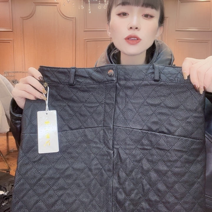 120……130斤皮短裙