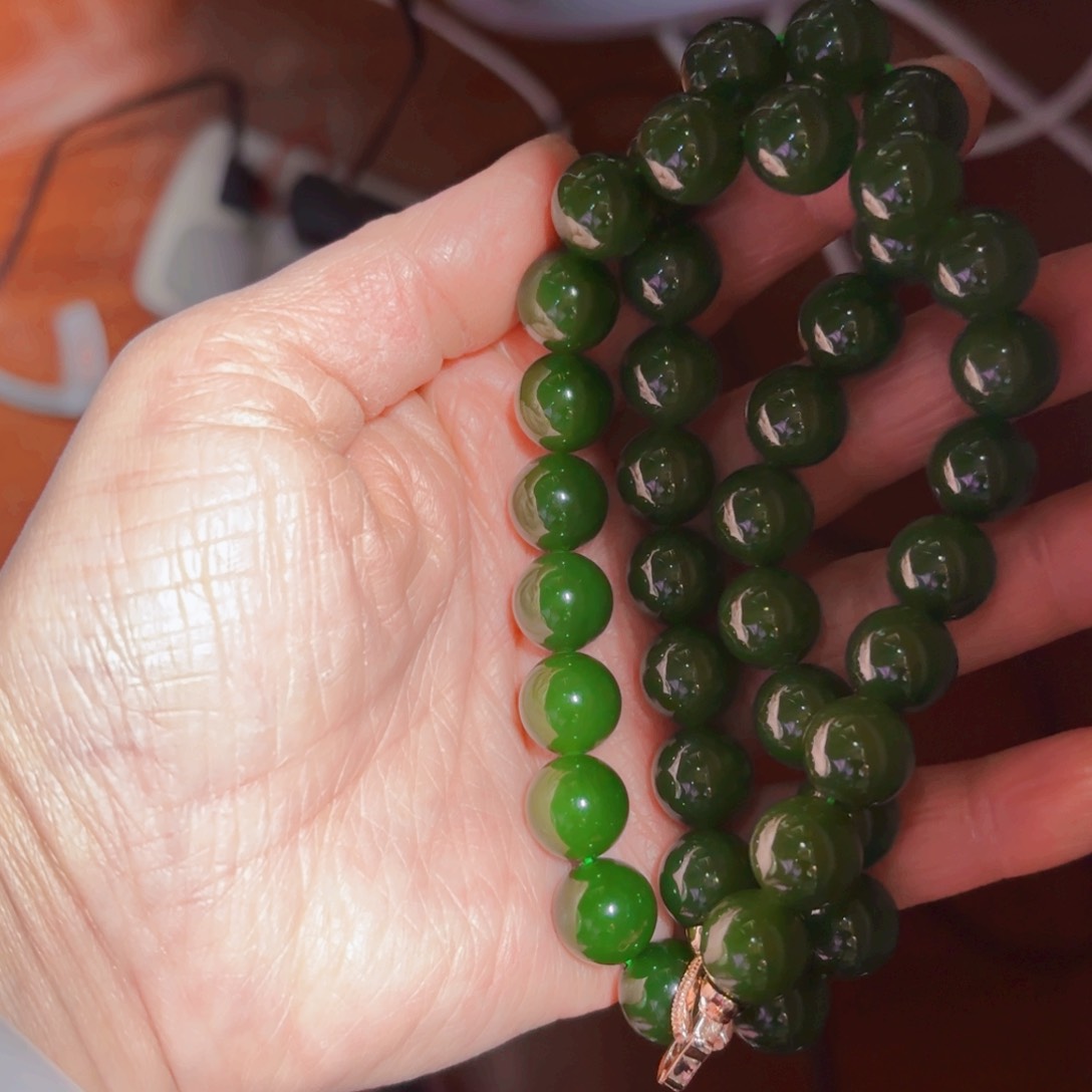 和田玉（碧玉）项链未镶嵌?****?