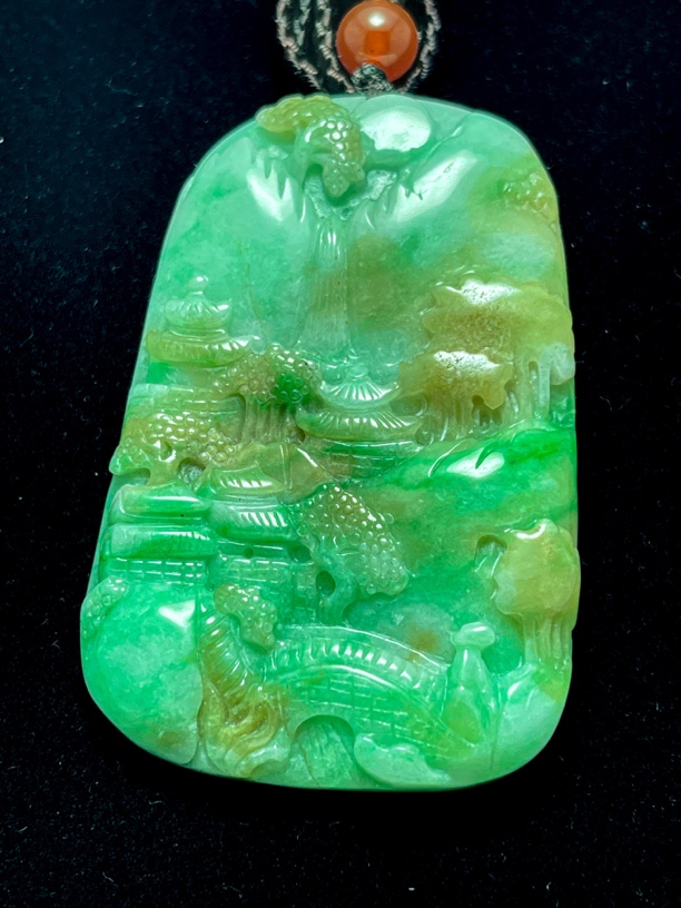 翡翠吊坠项链吊坠挂件