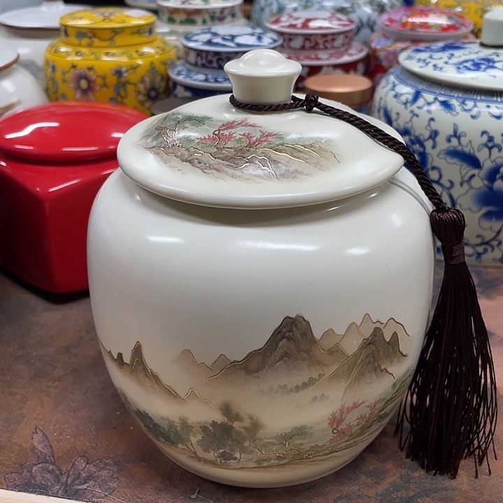 陶瓷罐茶叶罐密封罐储物罐