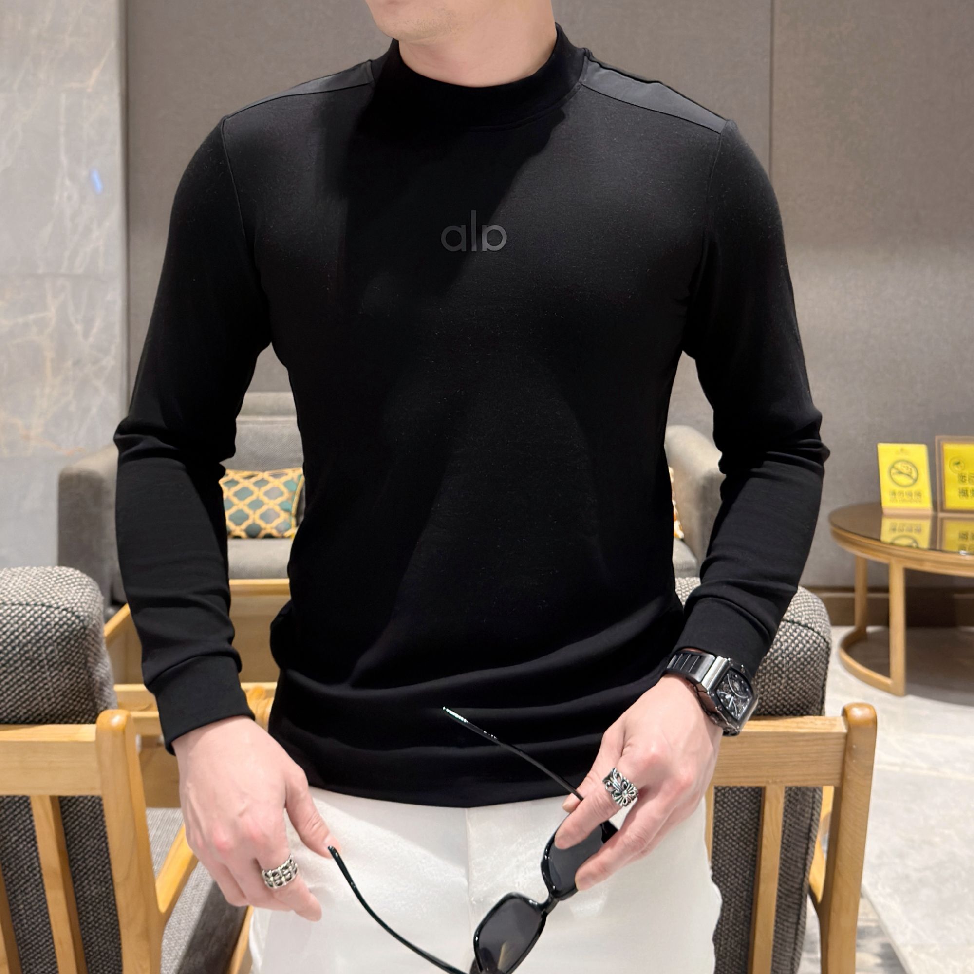 2025秋冬欧货简约加厚保暖男士卫衣063