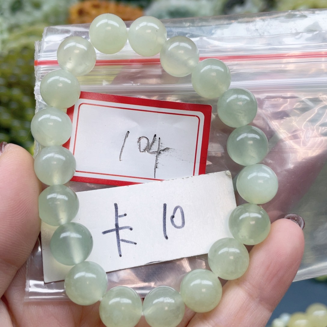 未镶嵌蛇纹石玉手串