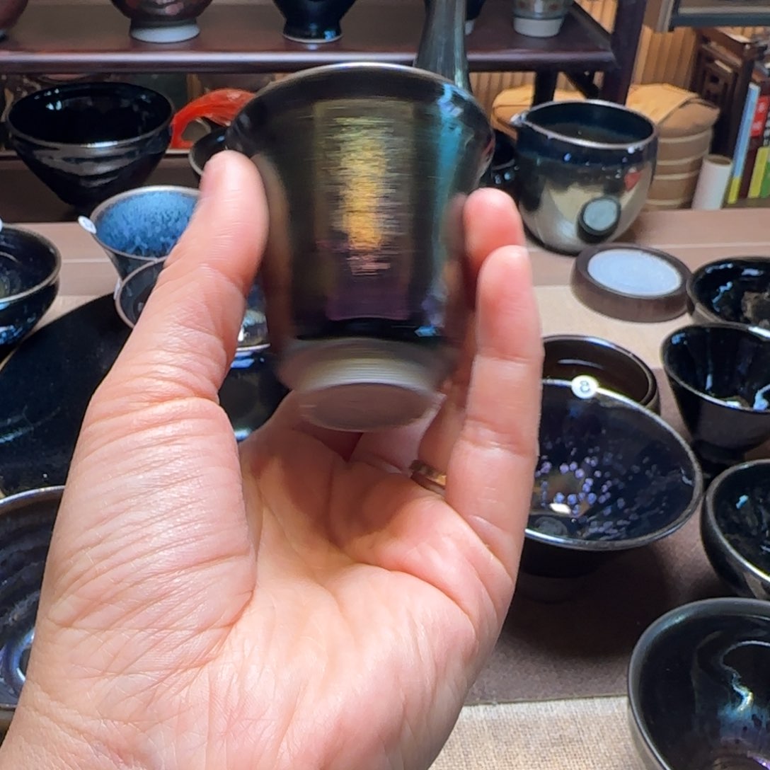 茶盏27林jF 火焰毛子杯