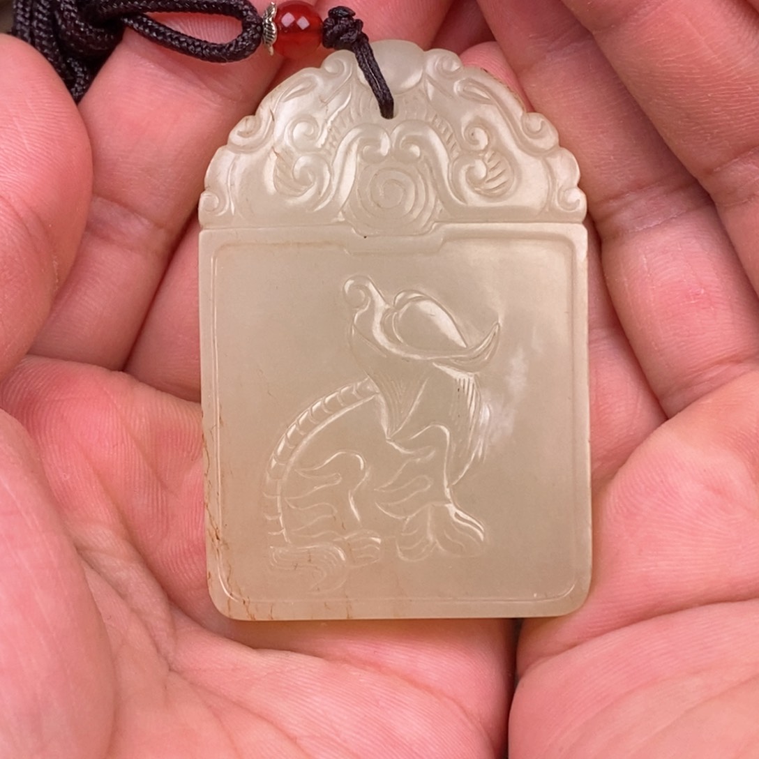 和田玉挂件未镶嵌李**上