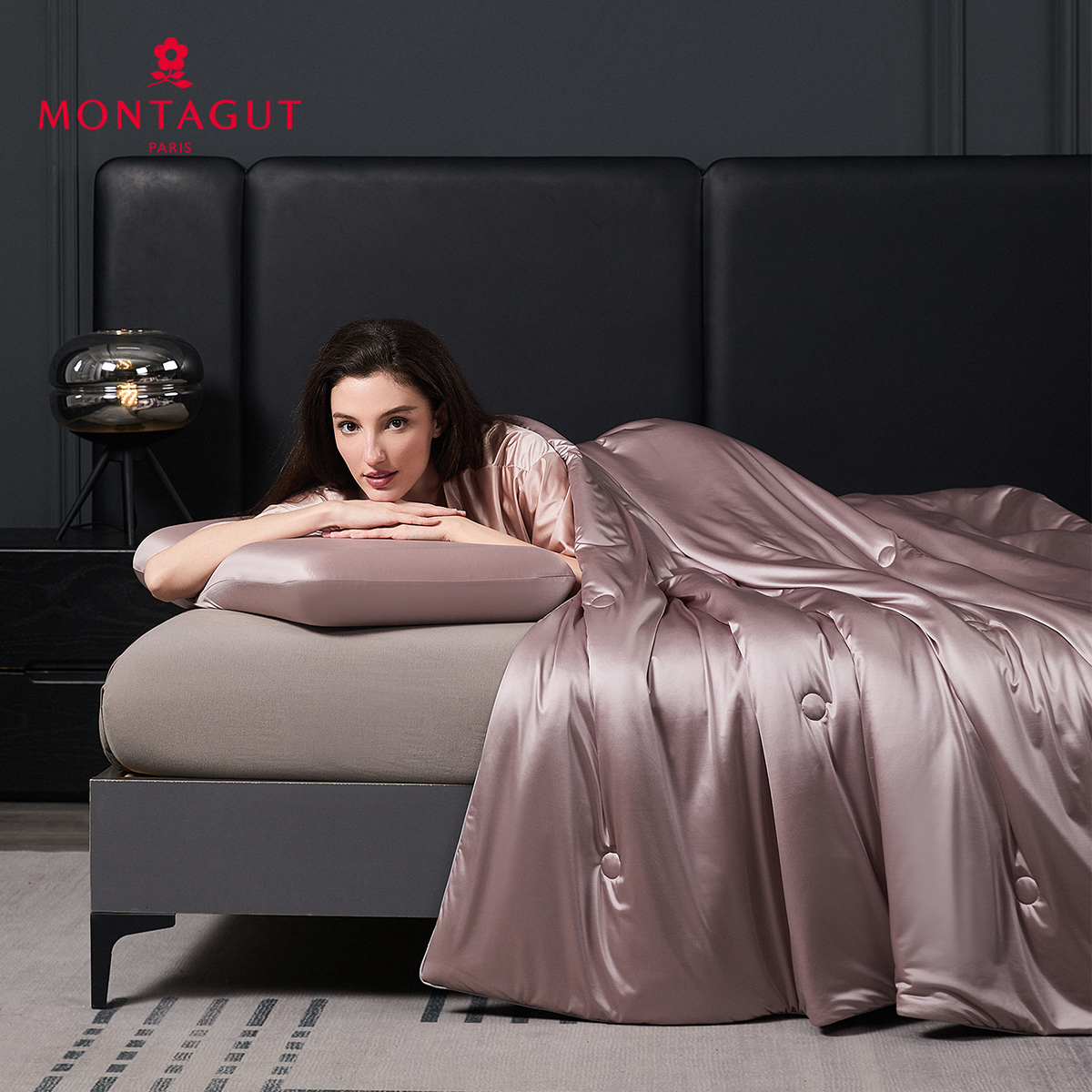 MONTAGUT梦特娇桑蚕丝裸感丝滑夏凉被凉感裸睡夏季空调被可水洗