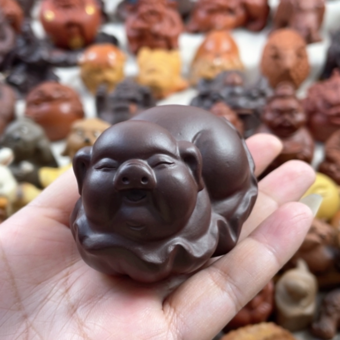 【闪购商品】紫砂茶宠紫砂小猪