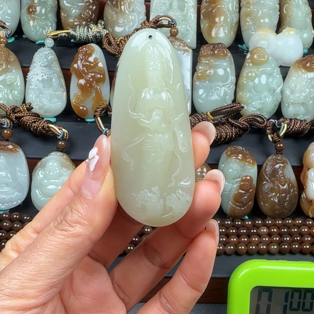 和田玉挂件未镶嵌妙*