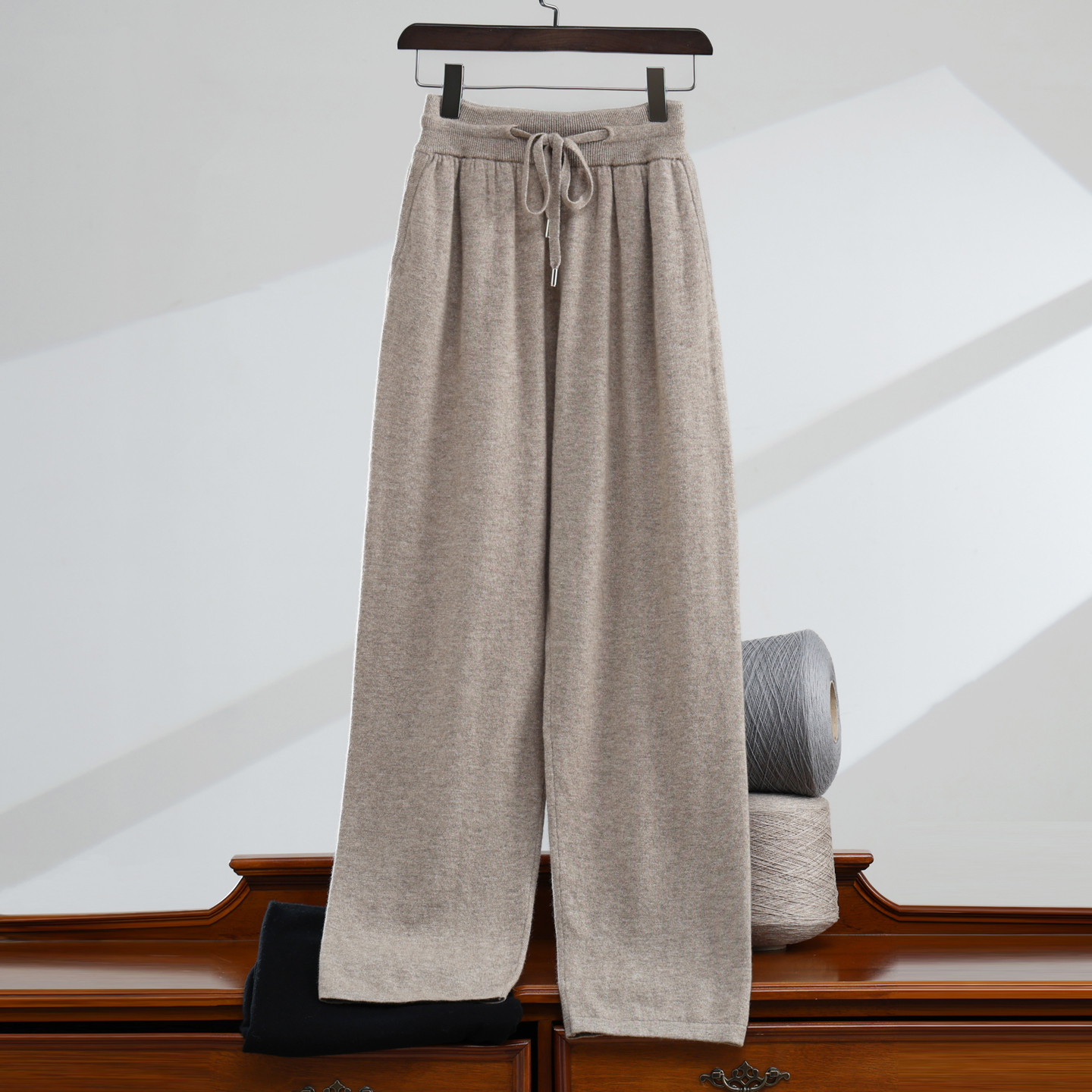 2025百搭时尚简约宽松阔腿裤九分秋冬