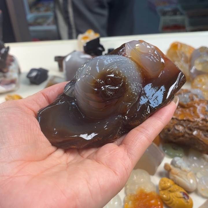 玛瑙/玉髓吊坠(不含链)未镶嵌