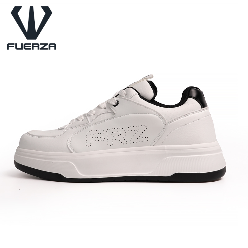 FUERZA透气夏季新款小白鞋男款厚底中跟休闲板鞋潮流女款百搭潮鞋