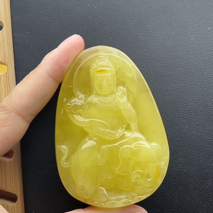 琥珀颈饰未镶嵌天然琥珀蜜蜡