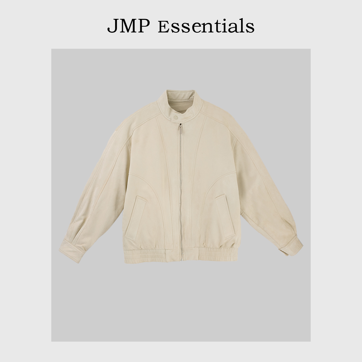 JMP立体裁剪缉明线立领羽绒服男冬季复古风保暖防寒服外套DT0020 