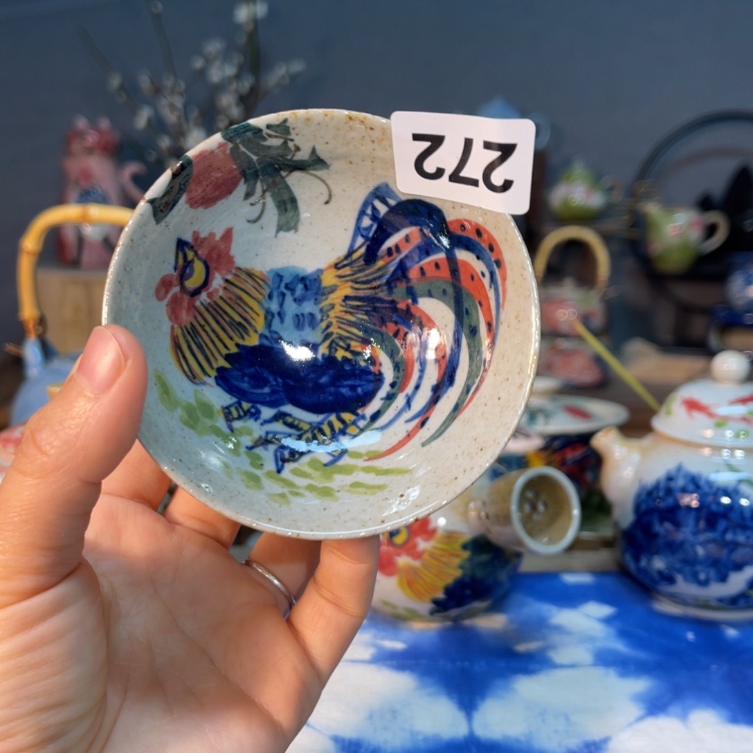 杯素浅陶瓷手工手绘