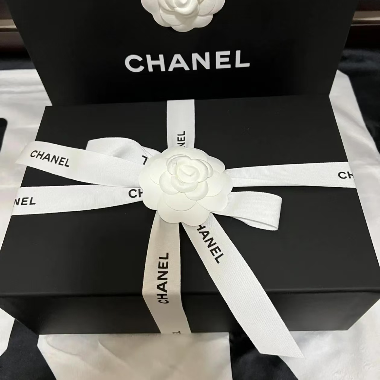 99新 Chanel/香奈儿  DG019/Trandy CC 黑金斜挎包