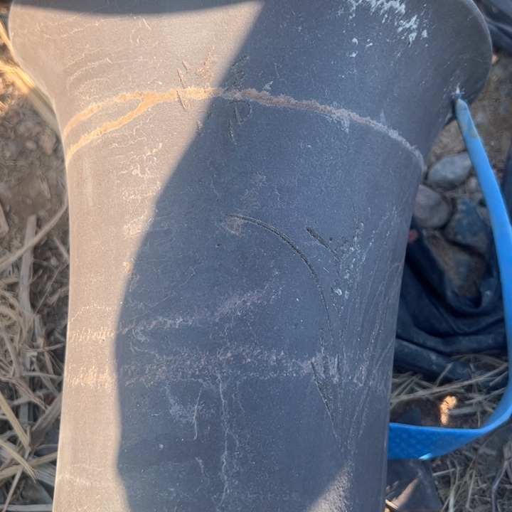 红陶紫砂兰花盆微瑕高22