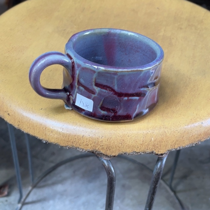 浪鬼柴烧 釉绘柴烧不**海咖啡杯