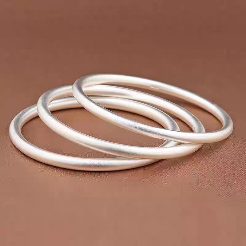 磨砂素圈手镯无礼盒YZ057