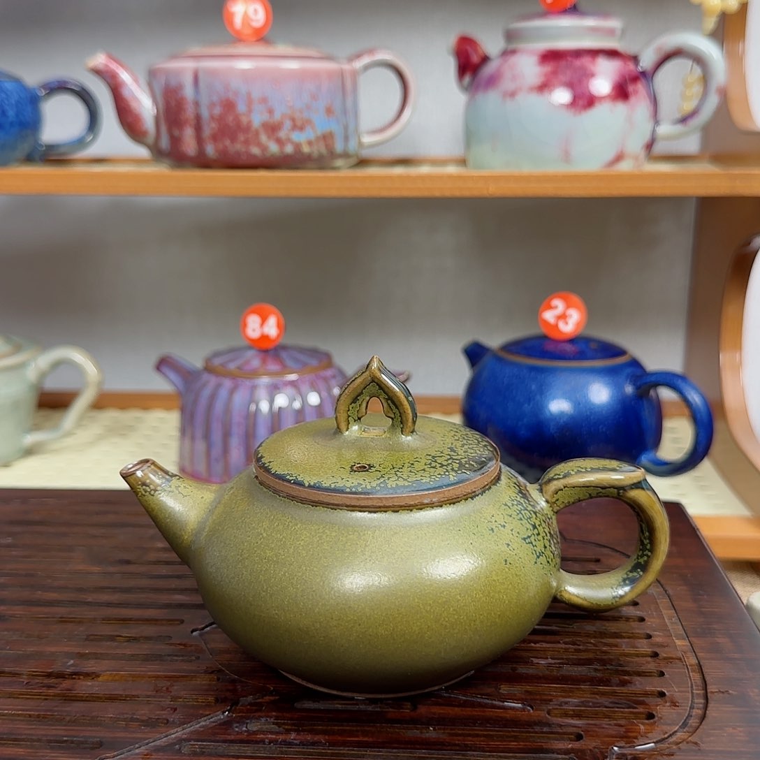 钧瓷茶壶禅定壶茶壶