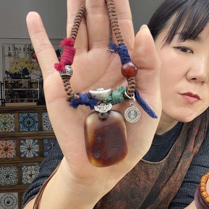 蜜蜡项链未镶嵌项链