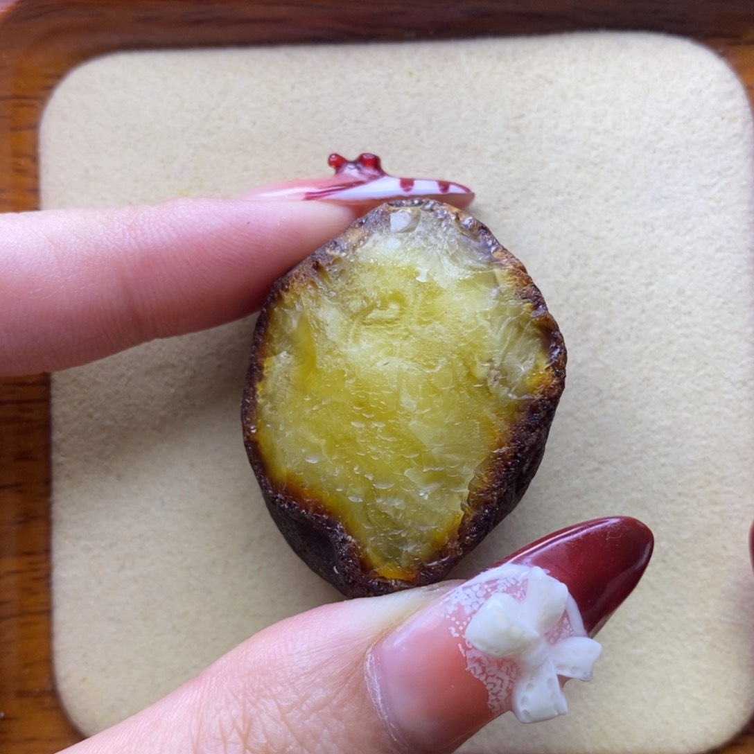 未镶嵌定制蜜蜡蓝*陈