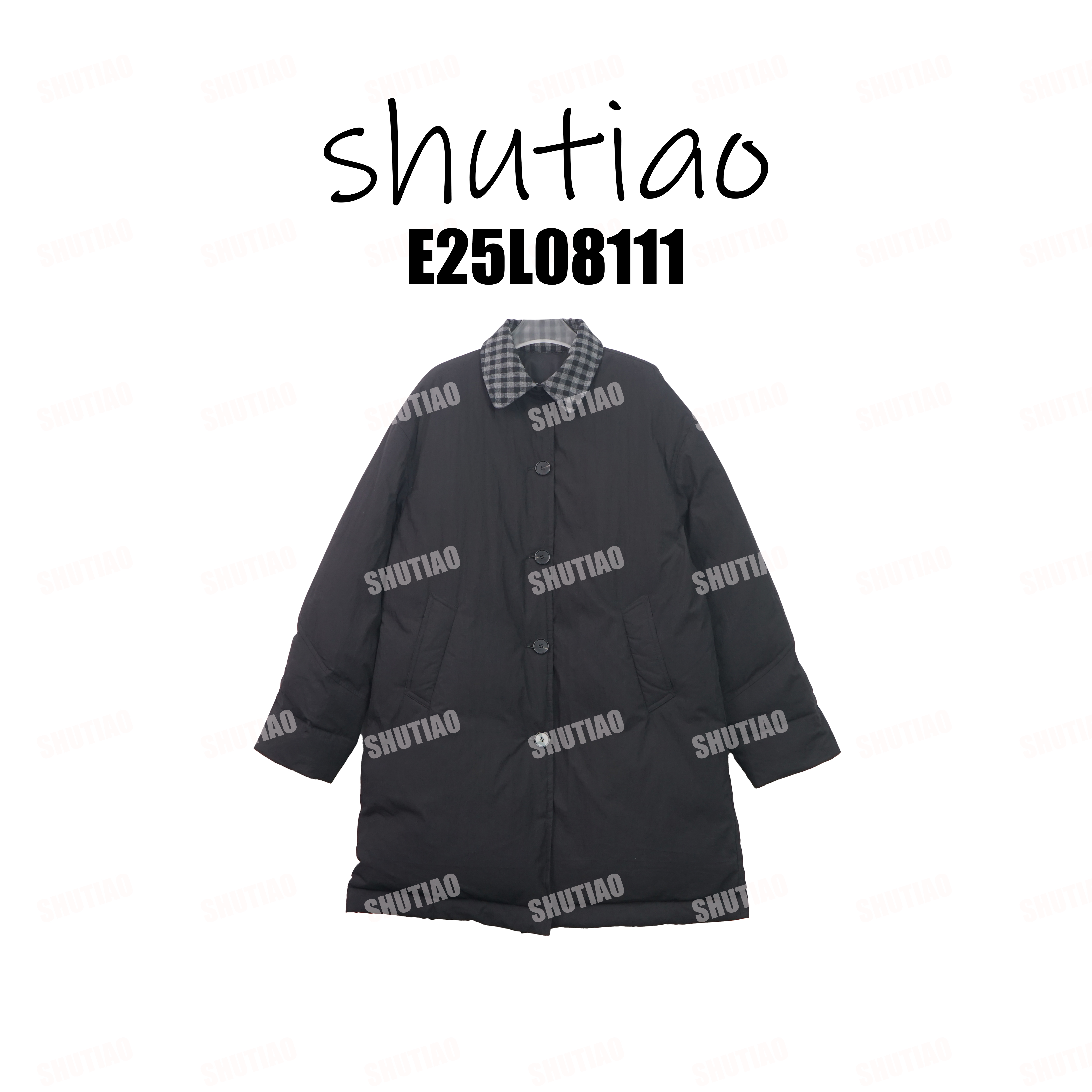 【SHUTIAO】2025冬季：新款小众设计款羽绒服E25L08111