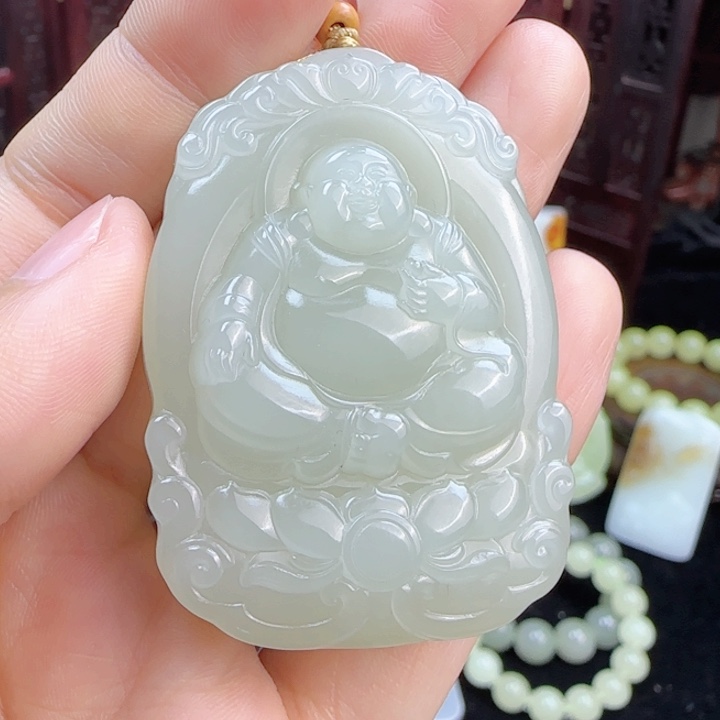 和田玉挂件未镶嵌定制发货