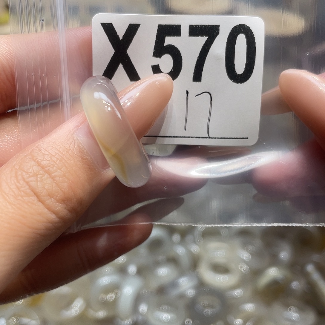 玛瑙/玉髓未镶嵌戒指570