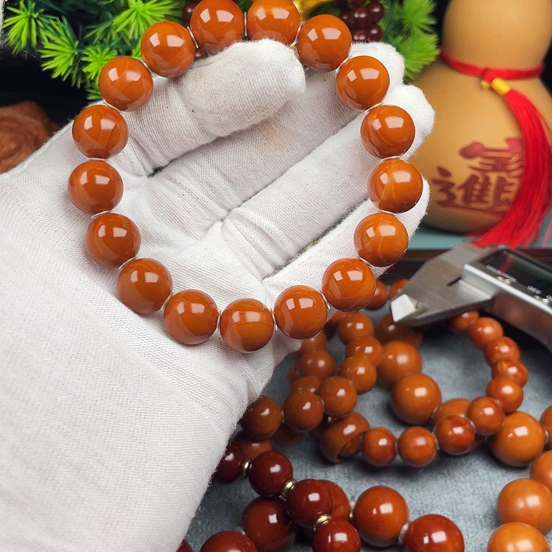 橄榄核手串?****?1.25小红核