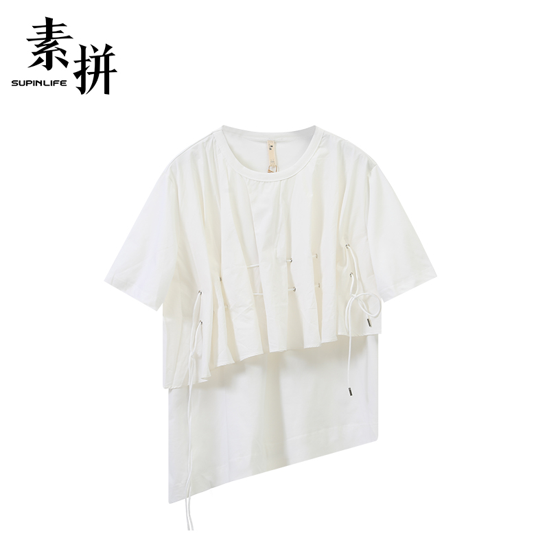 素拼女装T恤SPADT324059AG-SPADT324059BG