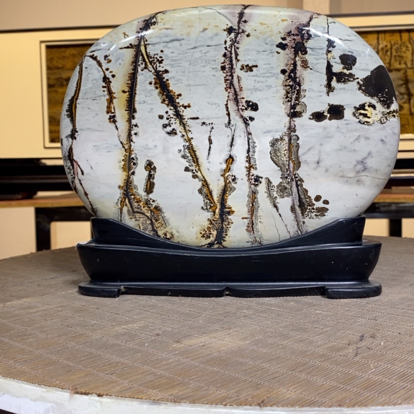 【闪购商品】广西国画石草花石