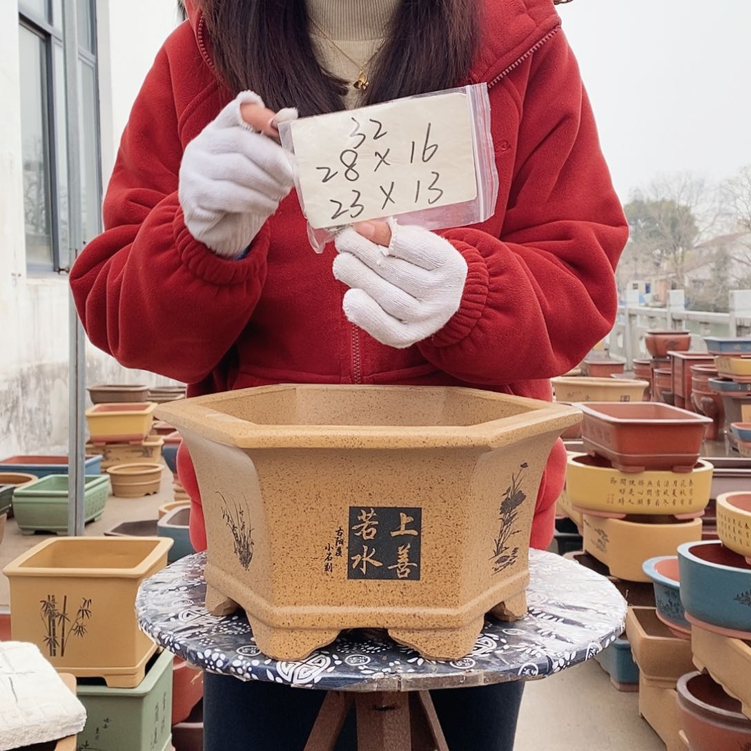 紫砂花盆紫砂花盆