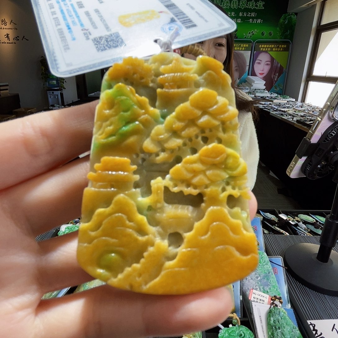 颈饰未镶嵌翡翠翡翠