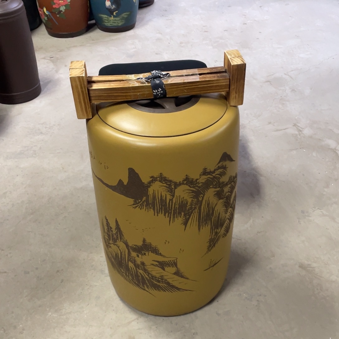 宜兴原矿紫砂茶叶罐