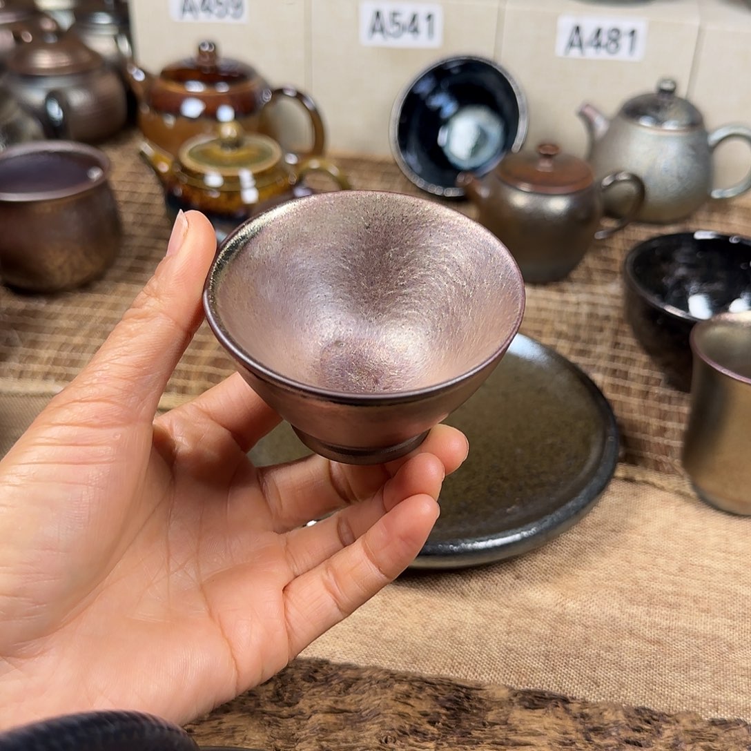 财***柒云南建水紫陶古法柴烧杯