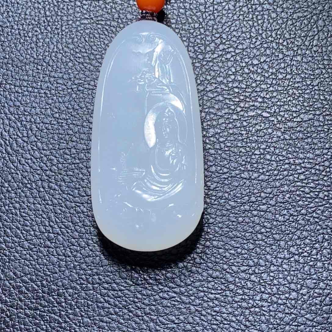 和田玉颈饰未镶嵌茶**衫