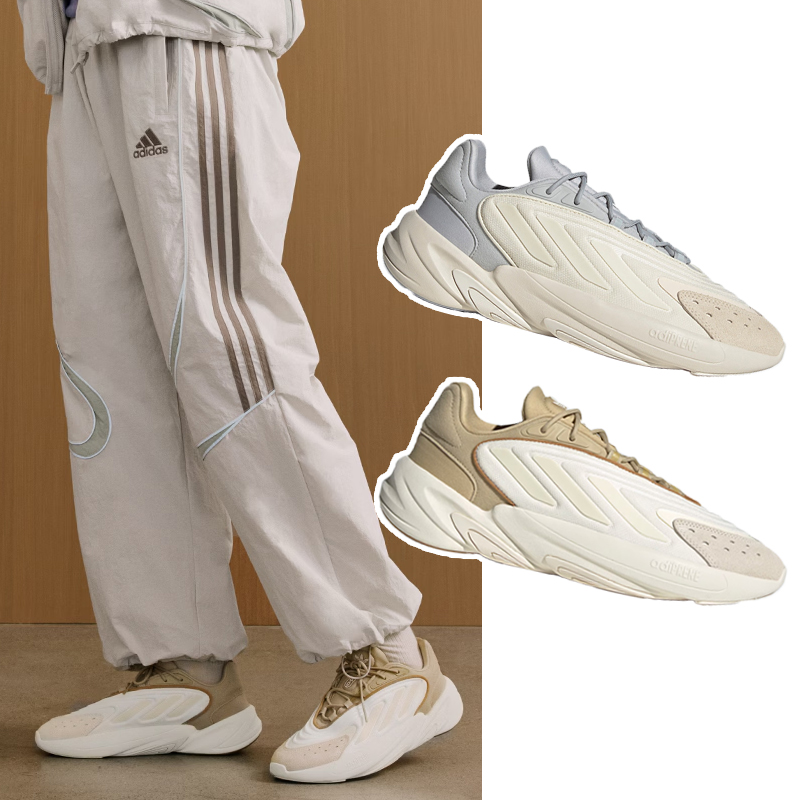 adidas阿迪达斯三叶草OZELIA男女老爹鞋复古厚底运动休闲鞋JS3032