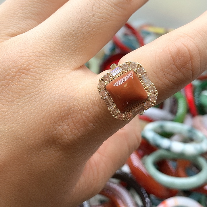 玛瑙/玉髓合金手镯