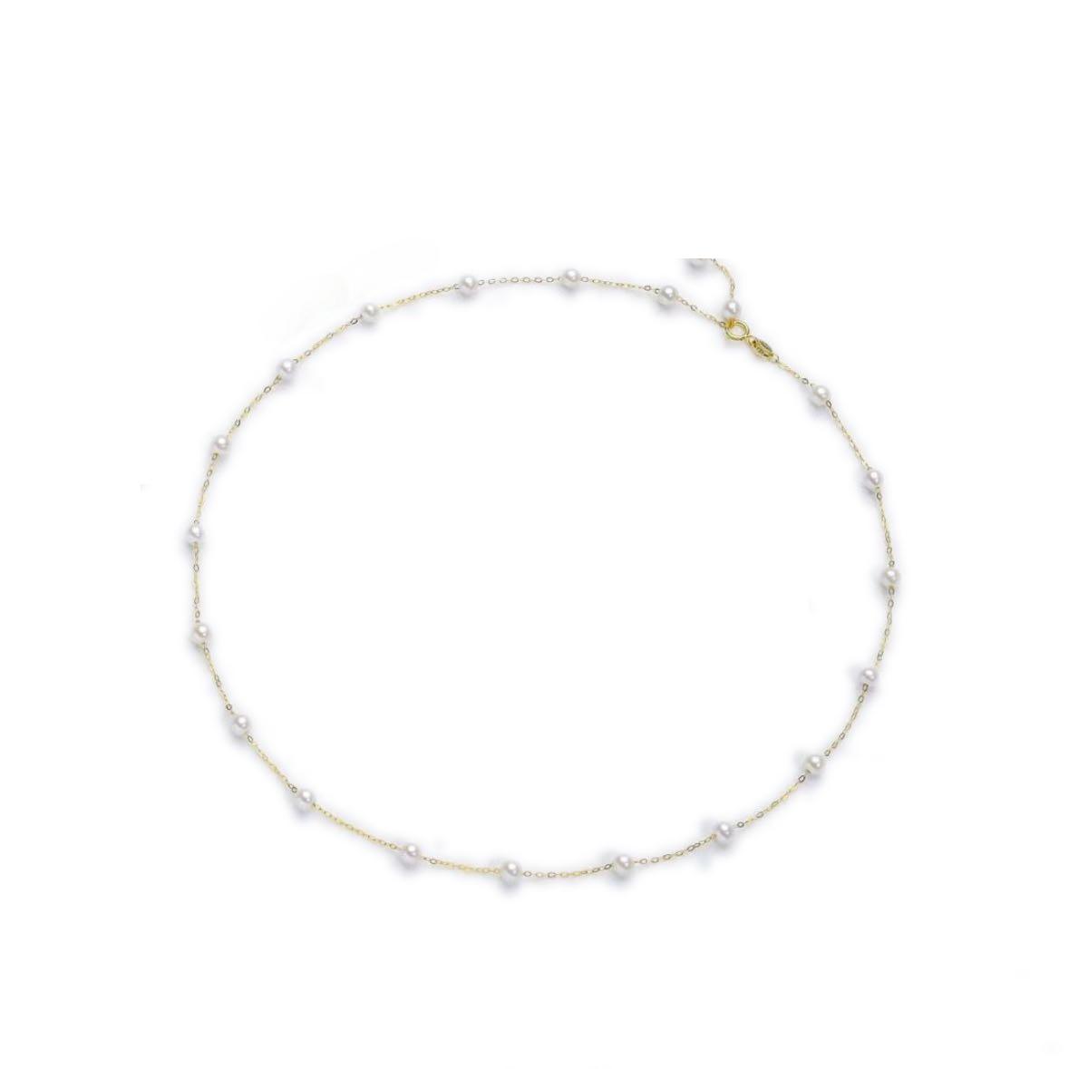 2025新款设计感满天星S925银天然淡水珍珠项链