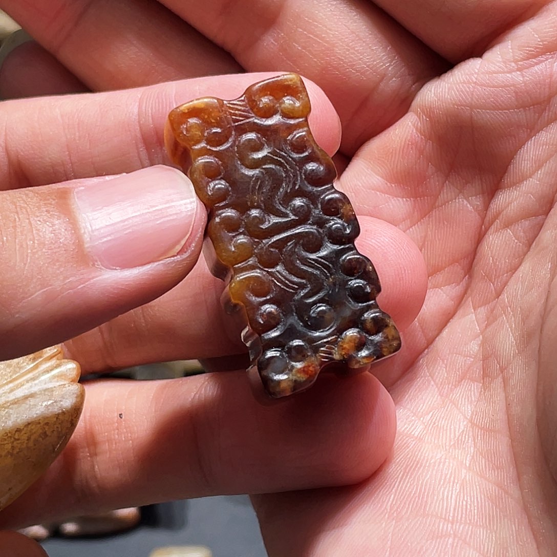 和田玉（糖玉）未镶嵌颈饰采**篱