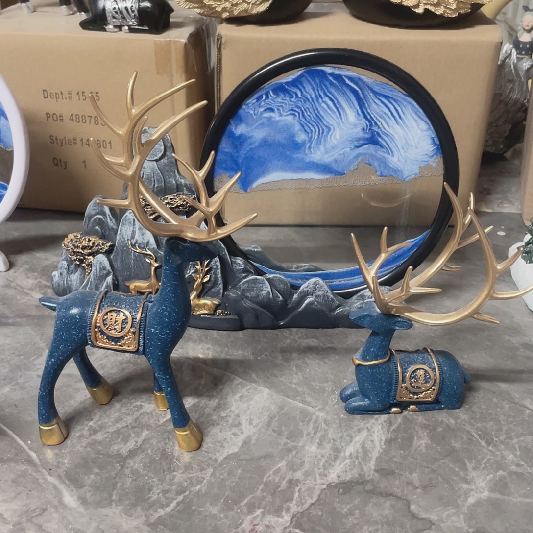 蓝色假山鹿1111111