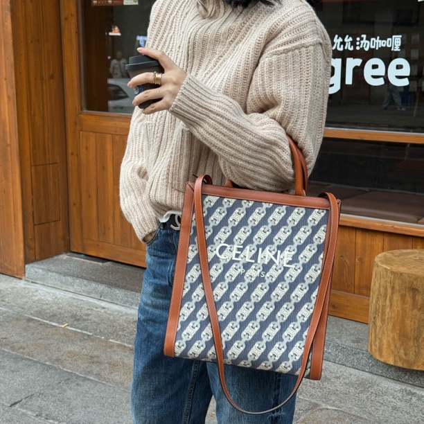 99新 Celine/思琳 赛琳牛仔丹宁琴谱手拎斜挎包复古百搭时尚单肩