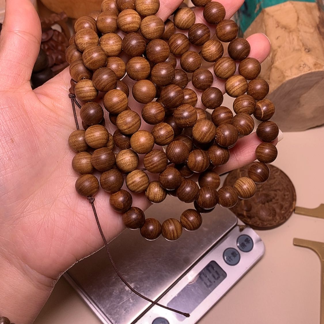 【闪购商品】檀香木手串/手链檀香1.0/108檀香王